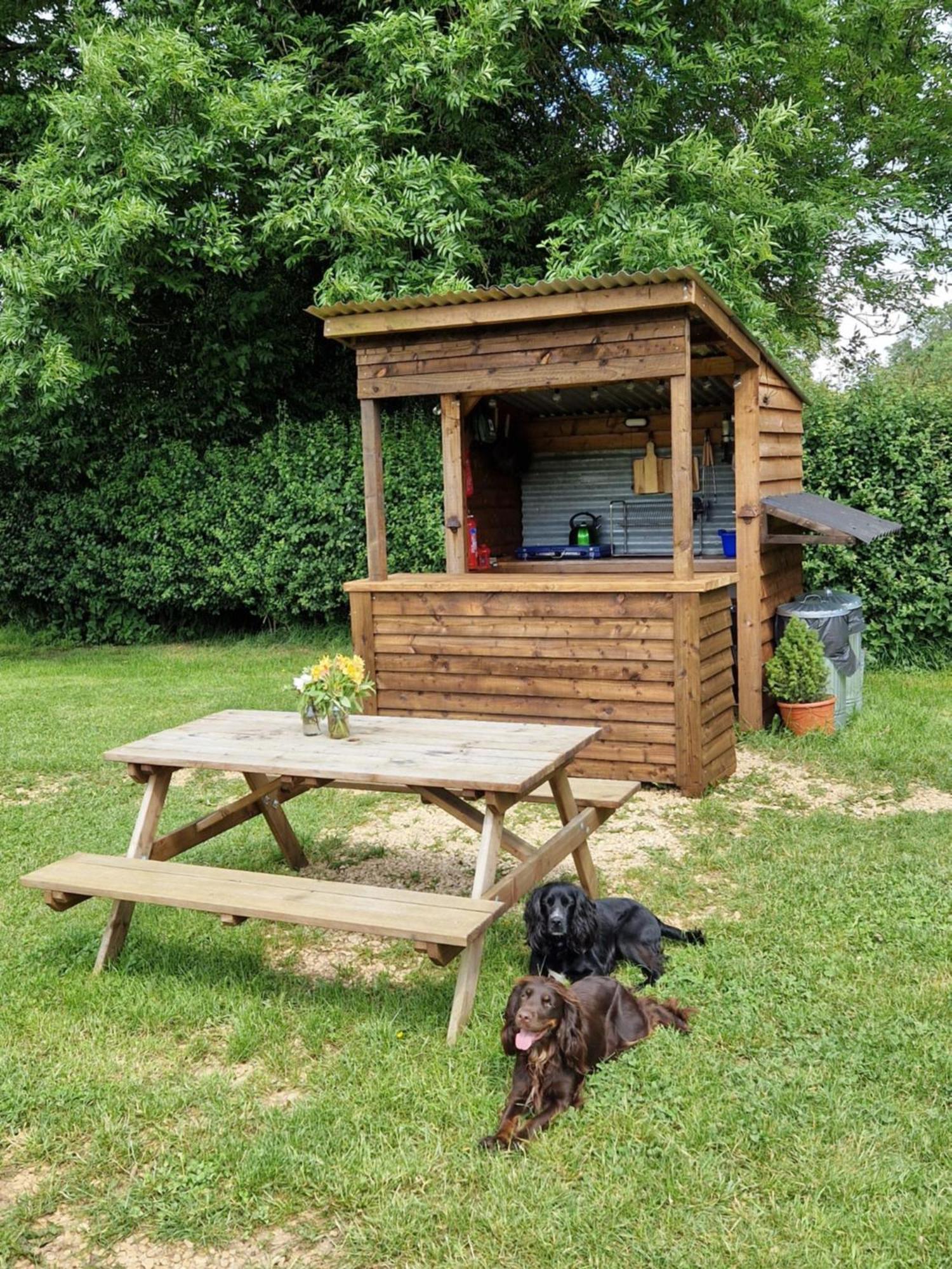 Glamping The Delkin Shepherds Huts Castle Combe